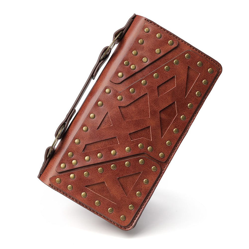 Steampunk Women's Wallet | Long Vintage Wallet