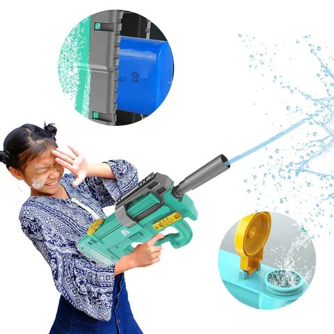 Electric Water Gun P90 | Large Capacity Outdoor Fun