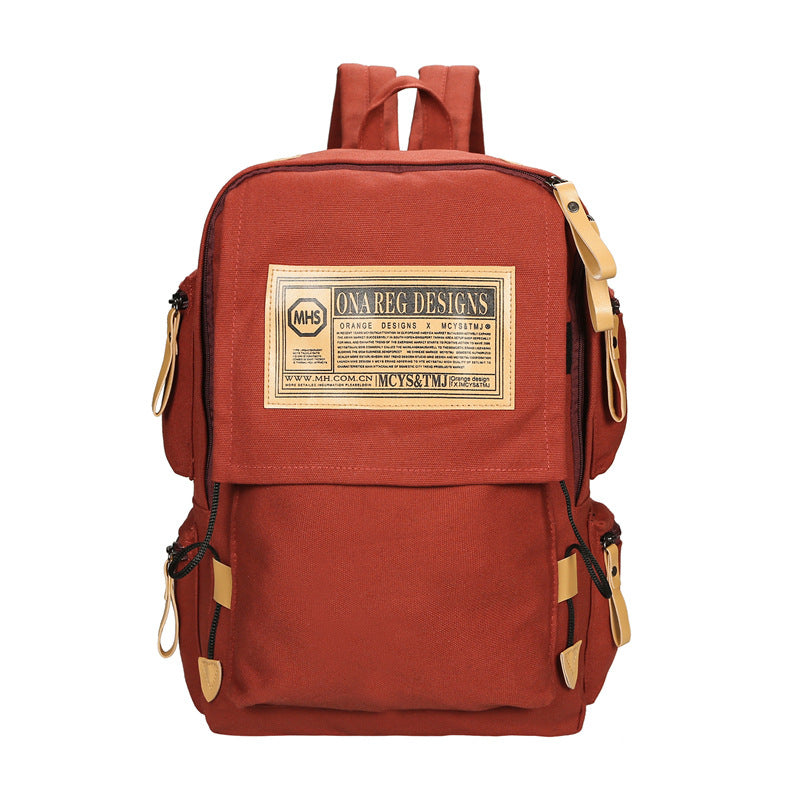 Korean Canvas Backpack | Large & Stylish for University Life