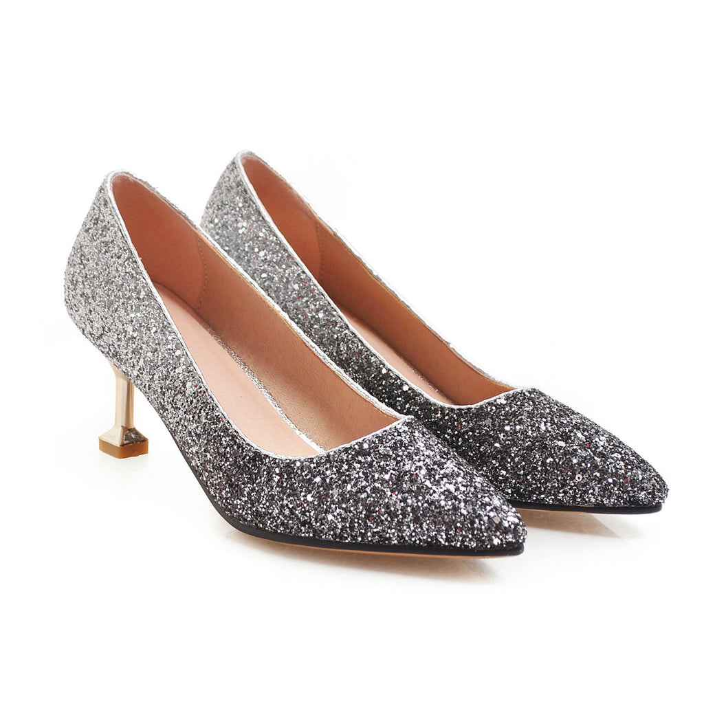 Women's Red Rhinestone Bridal Shoes | Elegant Stiletto Wedding Shoes