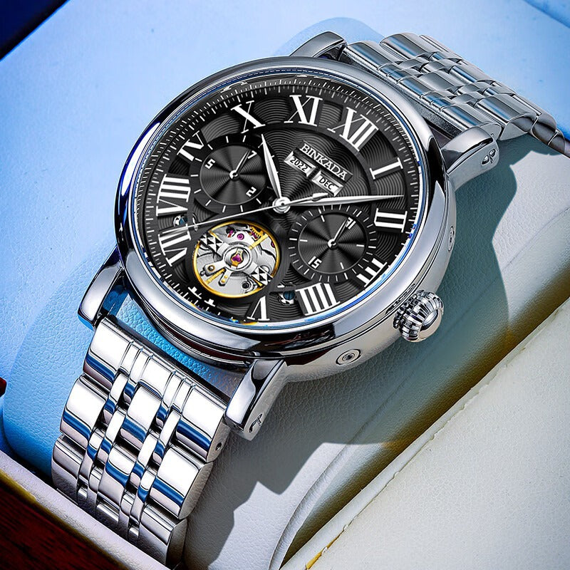 Men's Automatic Watch Waterproof | Multifunction Elegant