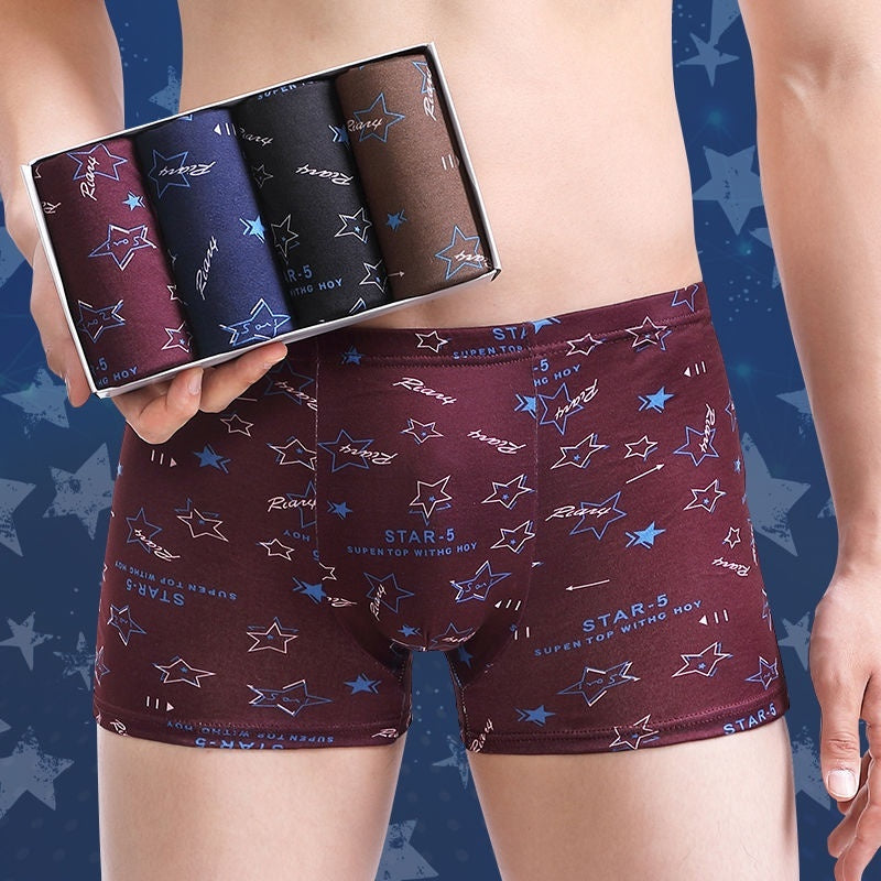 Men's Trendy Boxer Briefs – Modern Fashion Underwear for Students