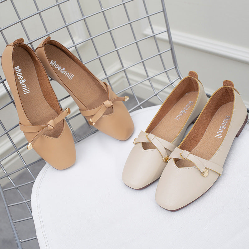 Vintage Mary Jane Schuhe Damen | Square Toe Blockabsatz