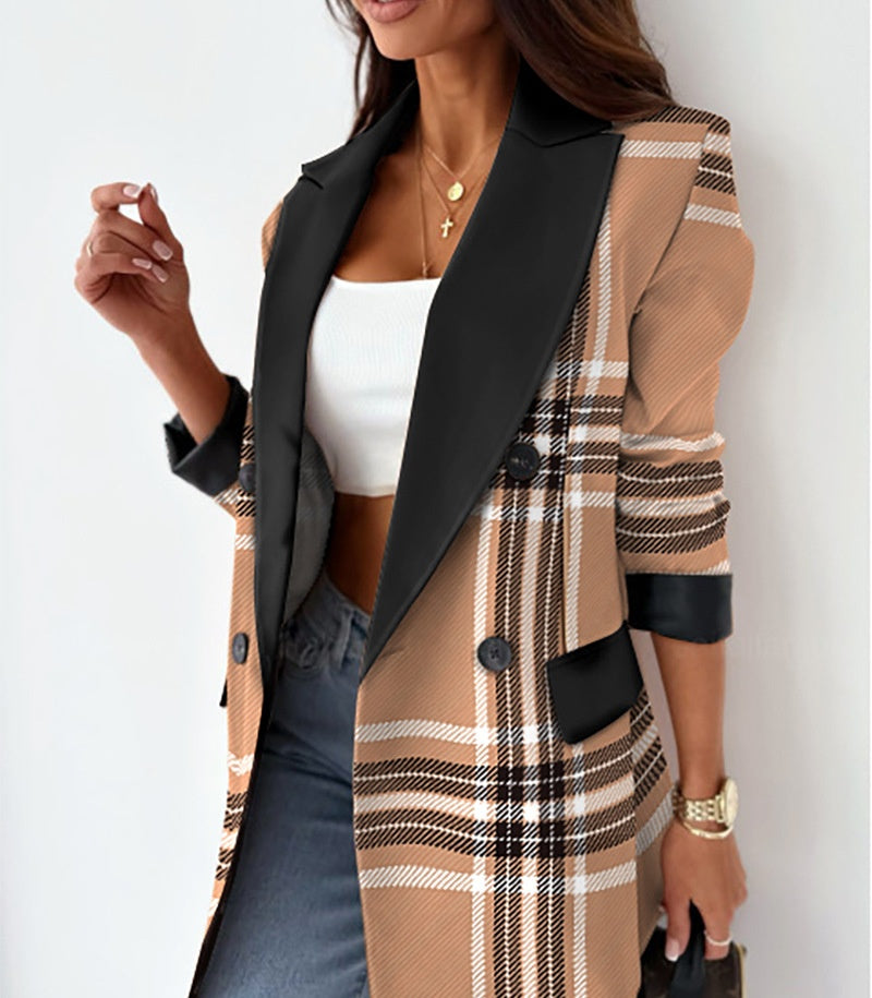 Damen Blazer Beige – Lockerer Schnitt, Casual & Zeitlos Elegant