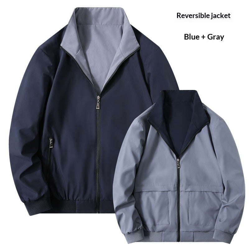 Men's Stand-Up Collar Jacket Casual – Timeless Leisure Jacket for Men