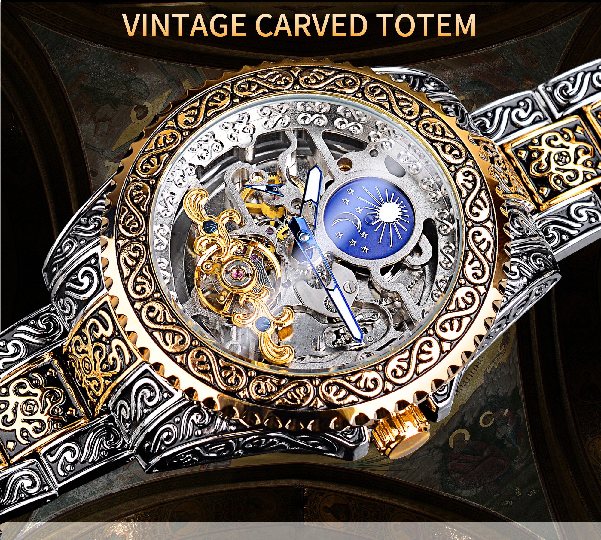 Forsining Tourbillon Watch Men | Luxury Skeleton Automatic