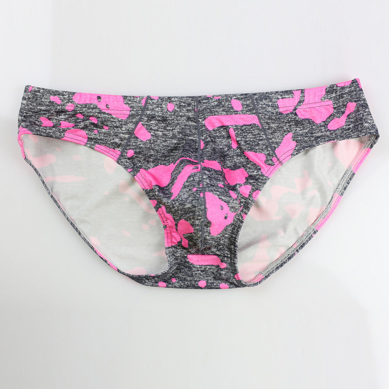 Men's Camouflage Nylon Briefs | Breathable U-Shape Comfort