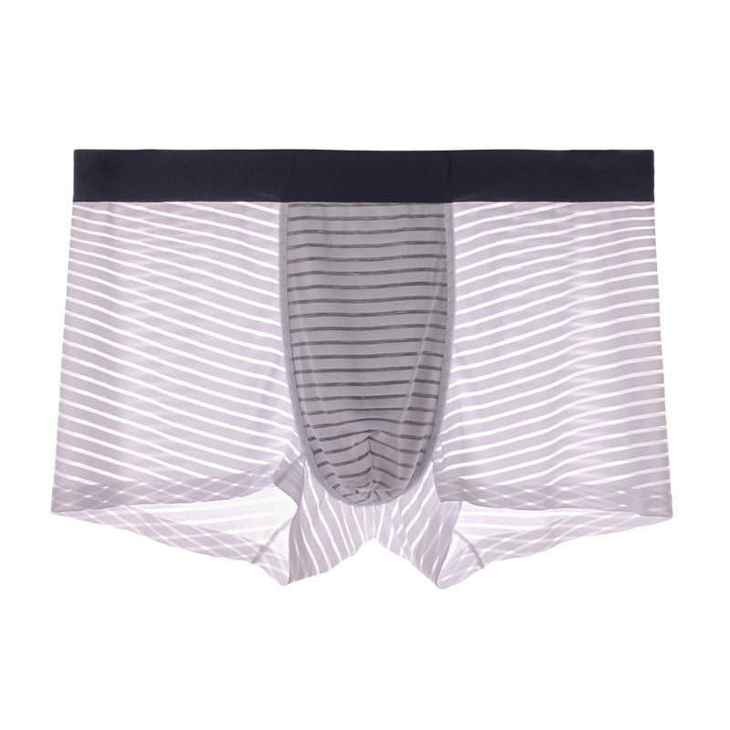 Men's Ice Silk Boxer Briefs | Seamless Thin Cooling Comfort