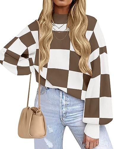 Damen Rollkragenpullover | Gestreifter Rippstrick Winterlook
