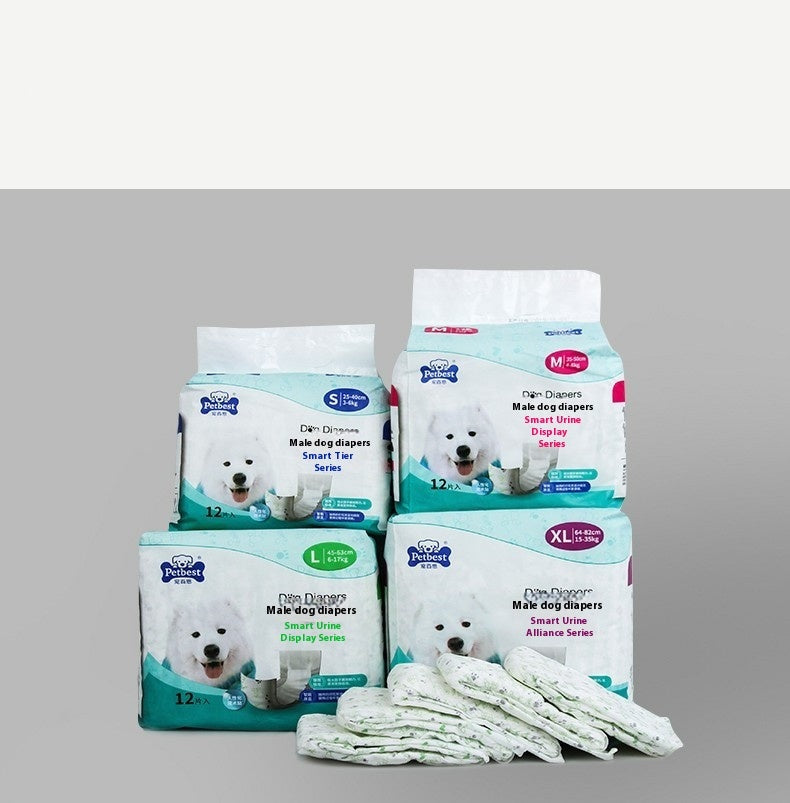 Washable Male Dog Diaper | Comfortable Dog Diaper with Urine Indicator
