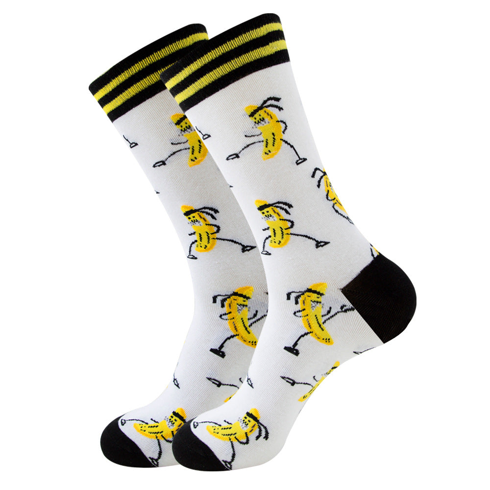 Women's Fashion Socks Geometric | Fruit Street Style Socks