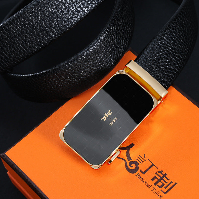Herren Ledergürtel Spaltleder | Casual Business Gürtel elegant