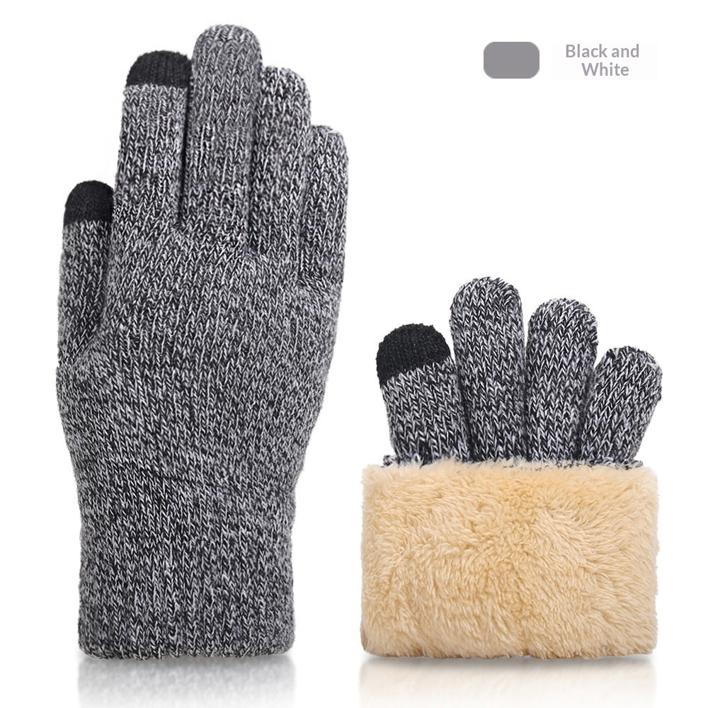 Men's Touchscreen Gloves Warm Fleece Winter Elegant