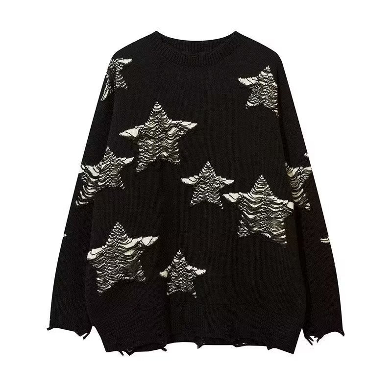 Women's Knitted Jumper 2-in-1 Look – Retro Preppy Style Elegant