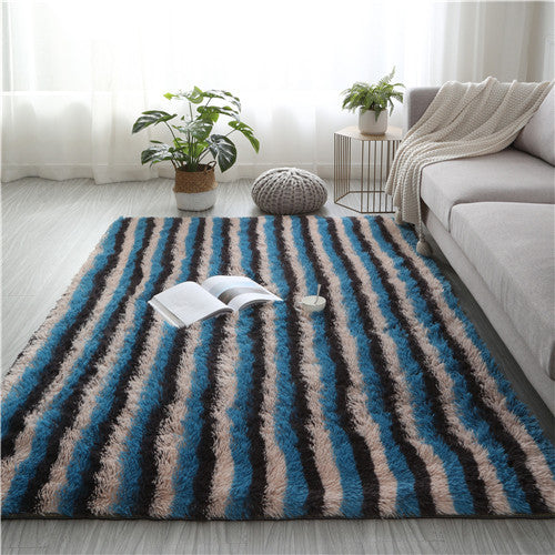 Tie Dye Teppich Bettvorleger rutschfest weich | Waschbar