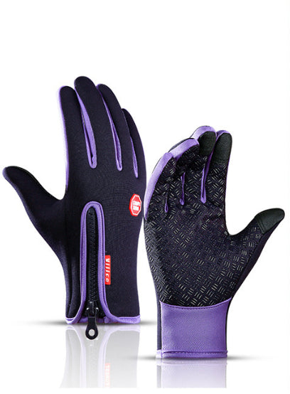 Winter Touchscreen Gloves Waterproof | Motorcycle & Outdoor Fleece Warm Non-slip