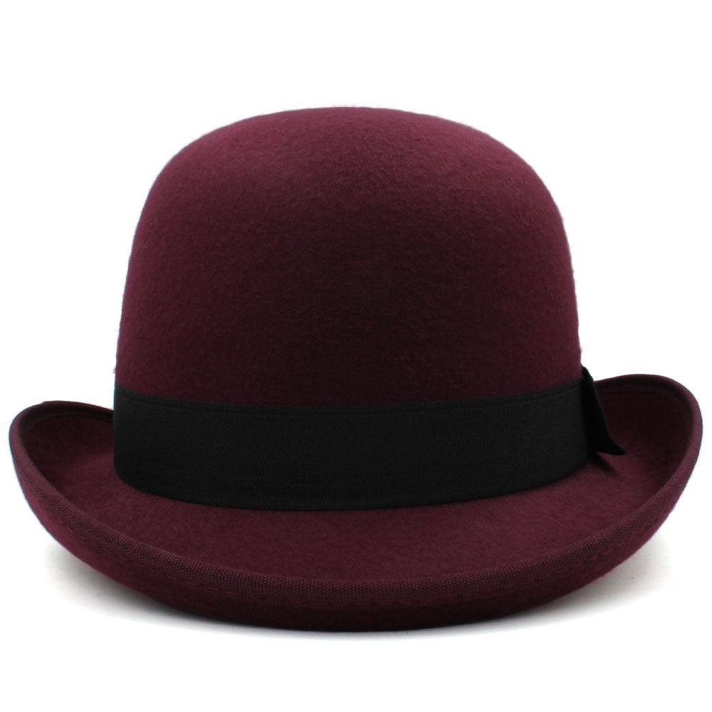 Men's Felt Hat Wool | British Classic Round Crown Elegant