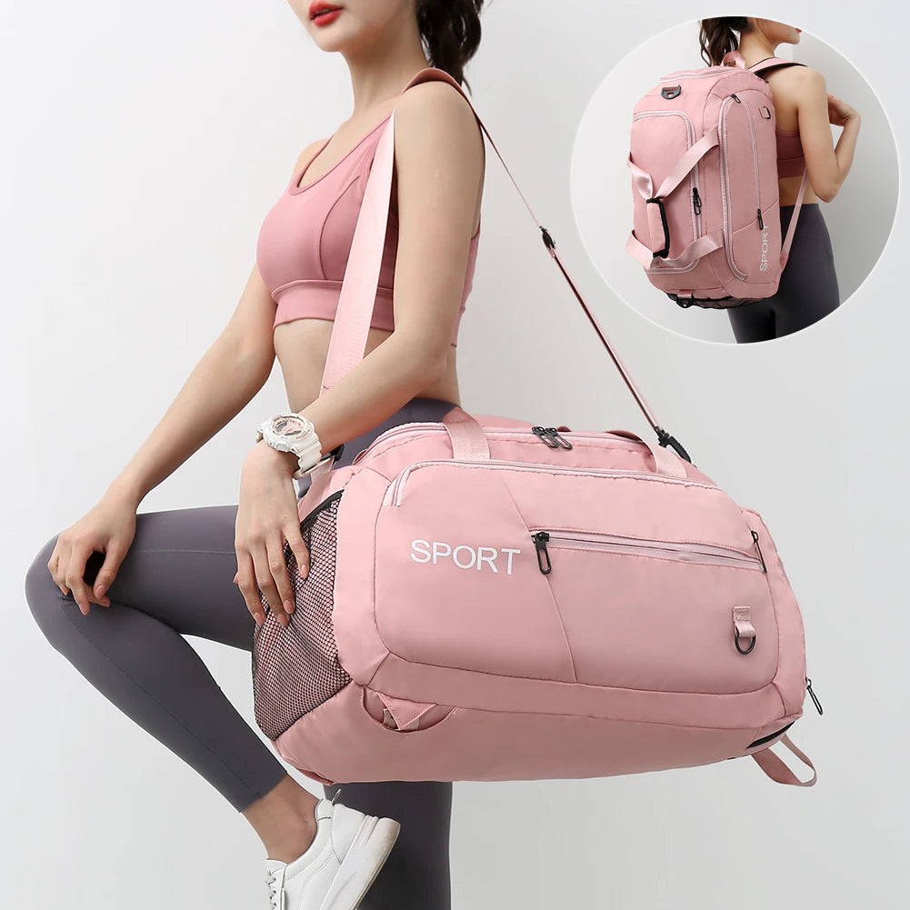 Wasserdichte Sport Reisetasche mit Schuhfach – Fitness Schultertasche