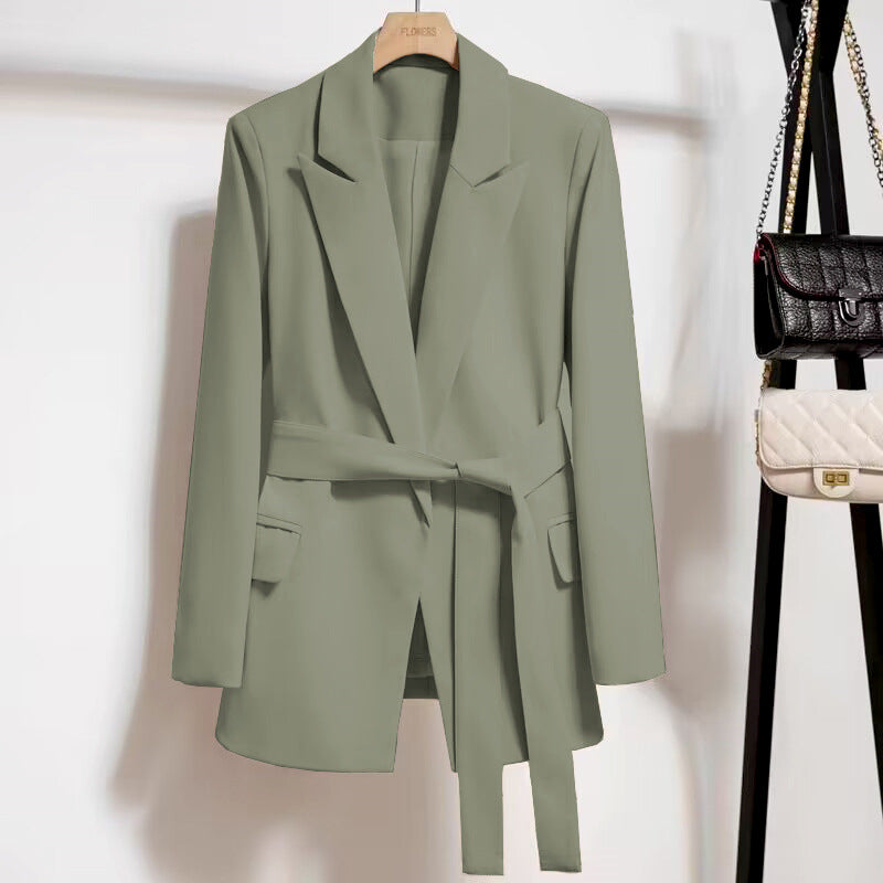 Elegant Women's Blazer with Lacing – Figure-Flattering & Stylish