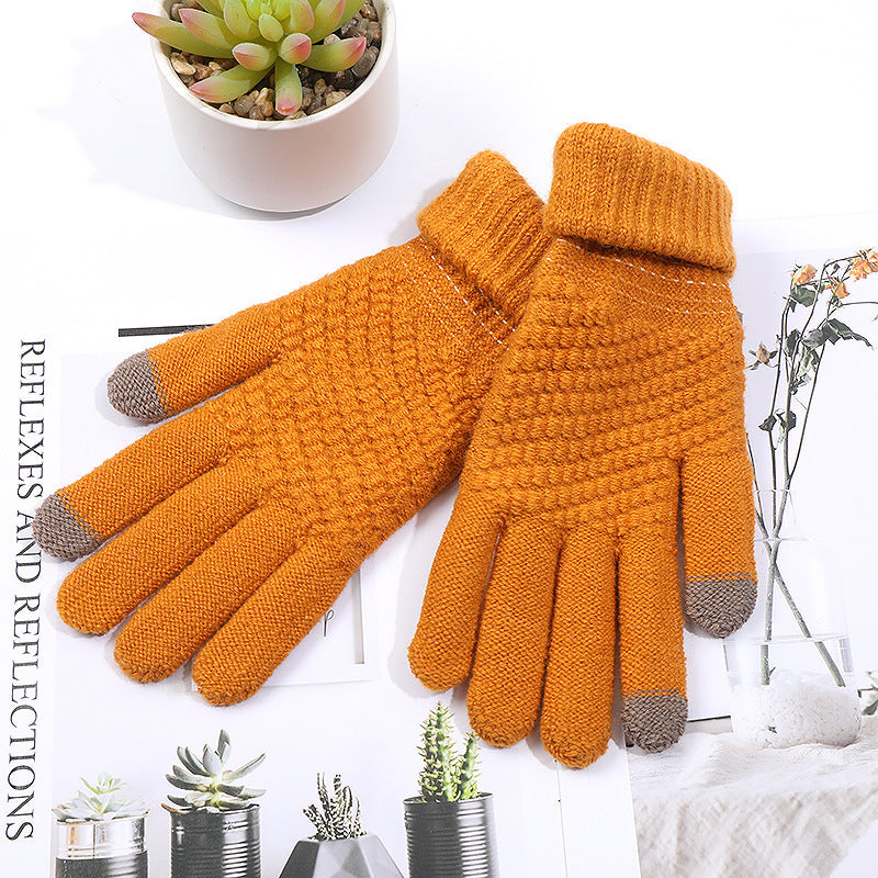 Herren & Damen Outdoor Touchscreen Handschuhe – Fleece Fahrrad Warm