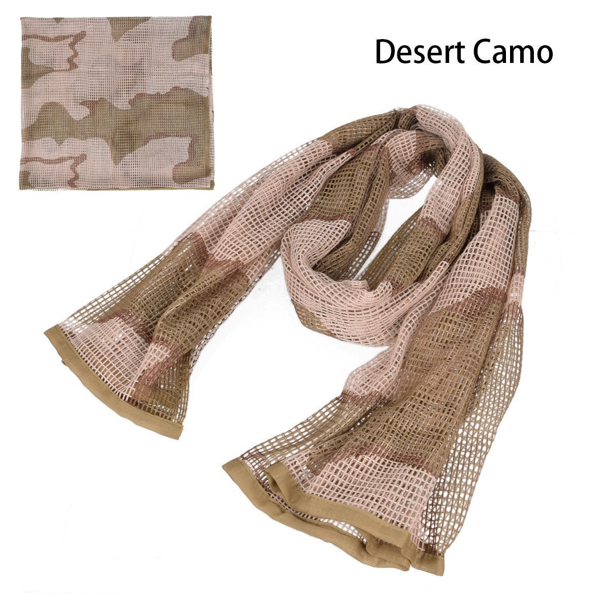 Unisex Outdoor Scarf Camouflage breathable lightweight versatile