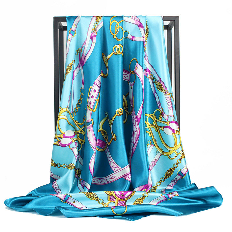 Ladies Large Headscarf Rayon Scarf Printed Elegant Versatile