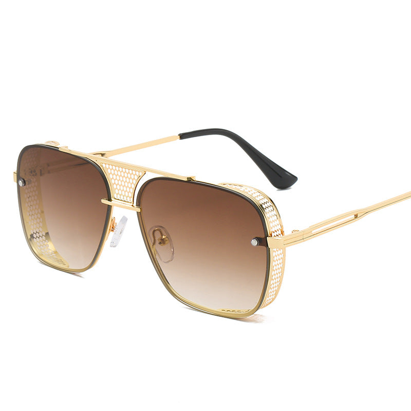 Steampunk Sonnenbrille Herren | Metall | Retro Statement Brille