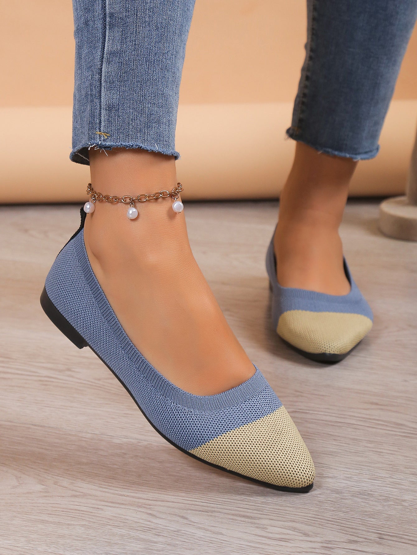 Women's Pointed Ballet Flats, Comfortable | Elegant Slip-On Flats for Everyday
