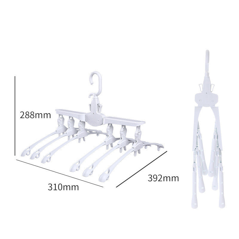 Pants hanger extendable foldable wardrobe organizer space-saving