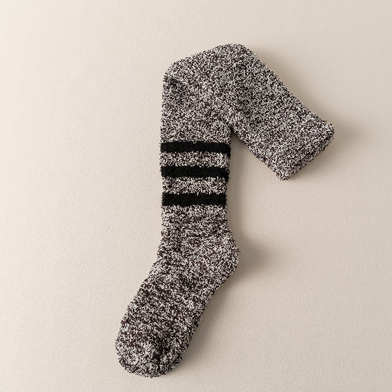 Men's Over-the-Knee Thermal Socks | Coral Fleece extra warm