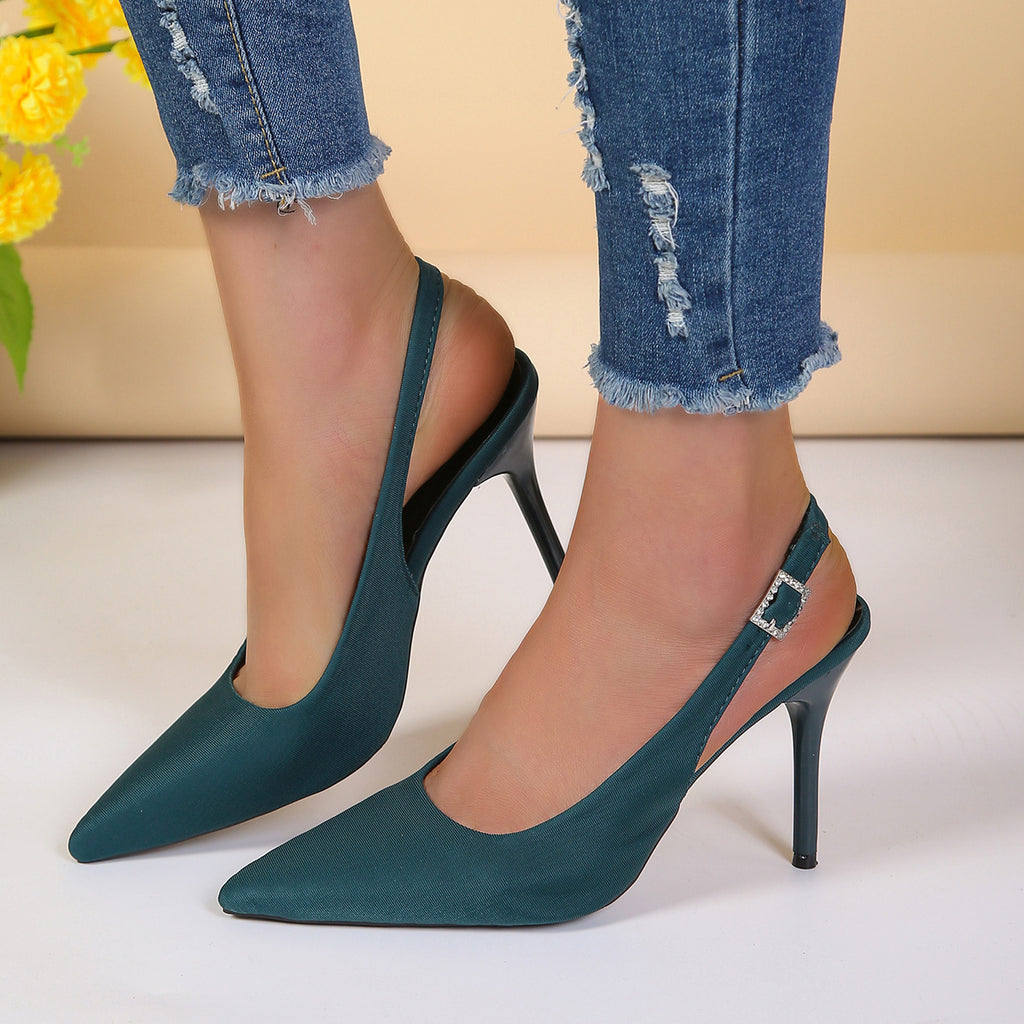 Women's Stiletto Sandals Pointed Buckle | Sexy Summer High Heels