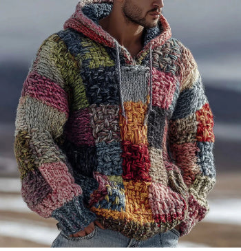 Men's 3D Print Loose Fit Hoodie – Plus Size Trend Sweatshirt