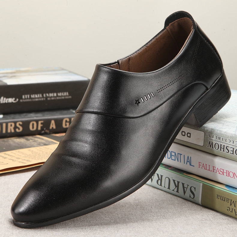 Men's Leather Wedding Shoes | Elegant Casual Photoshoot