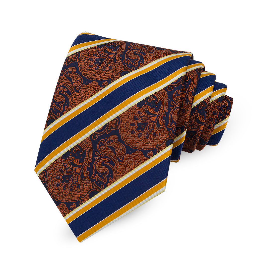 Men's Striped Tie Elegant Business Casual Modern