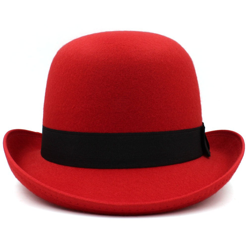 Men's Felt Hat Wool | British Classic Round Crown Elegant