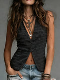 Women's V-Neck Tank Top – Simple, Loose & Summer-Ready