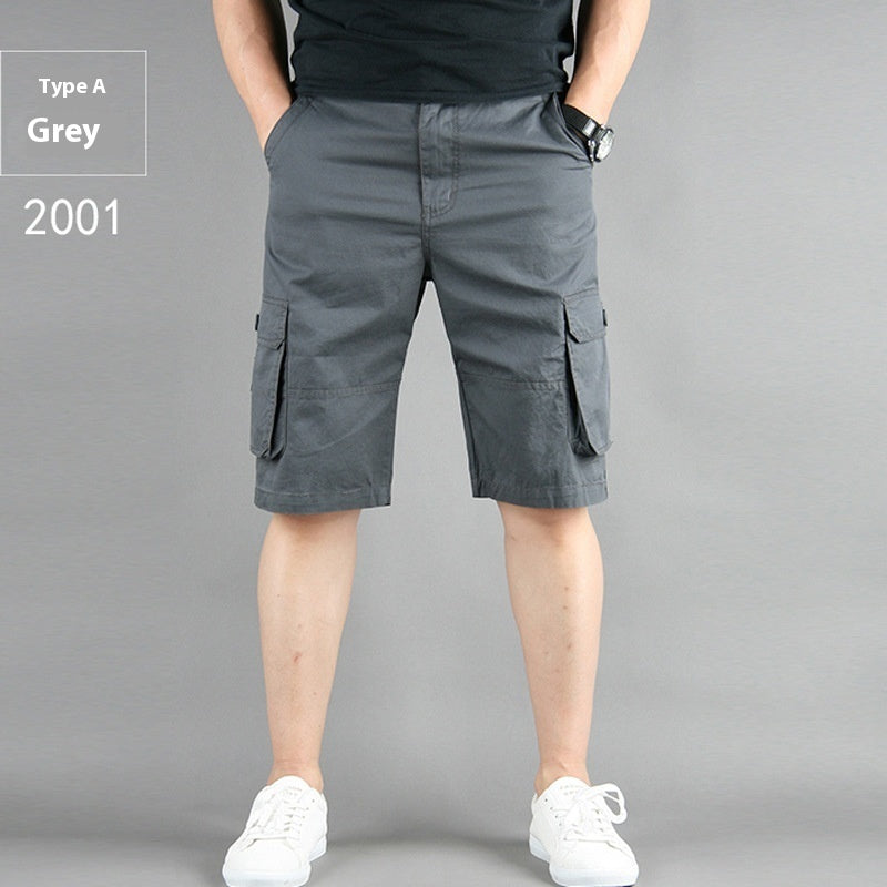 Men's Workwear Multi-Pocket Shorts – Summer Cargo Shorts