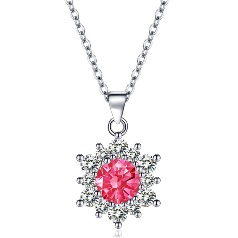 Luxurious Snowflake Jewelry Set with Zirconia – Necklace, Earrings & Ring in Sparkling Design