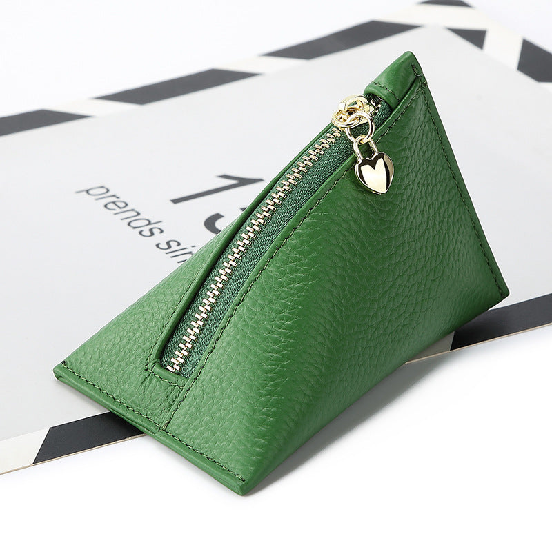 Women's Mini Leather Coin Purse – Elegant & Compact