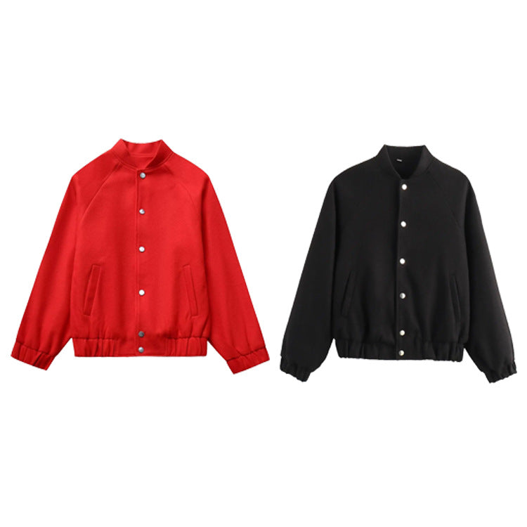 Eleganter Damen Wollmantel – Rundhals, Zeitlos & Stilvoll