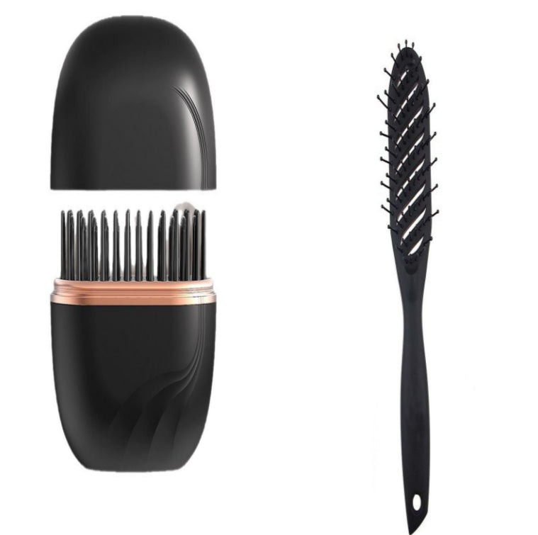 Kabellose Mini Glättungsbürste | Tragbarer Haarglätter Kamm für Perfektes Styling