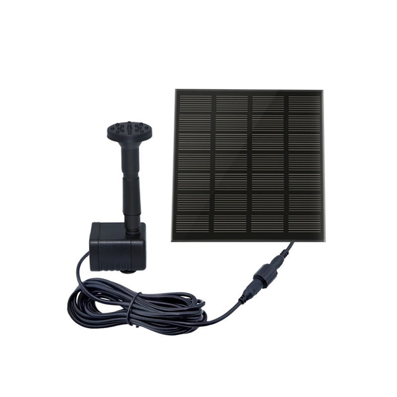 Solar Springbrunnen für Garten – Schwimmender Solarbrunnen mit Split Panel