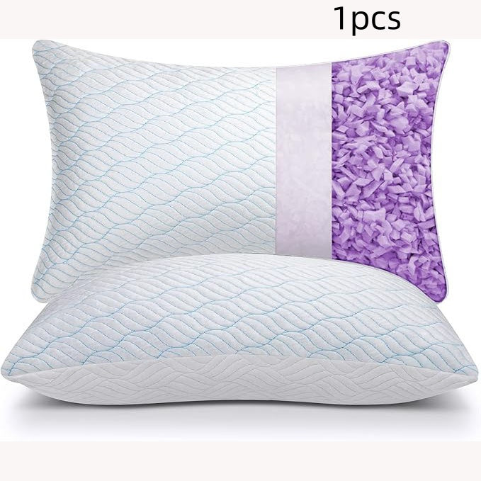 Gel Lavender Pillow | Cooling Memory Foam Neck Pillow