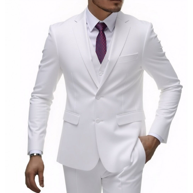 Men's Wedding Three-Piece Suit – Elegant Groomsmen Set