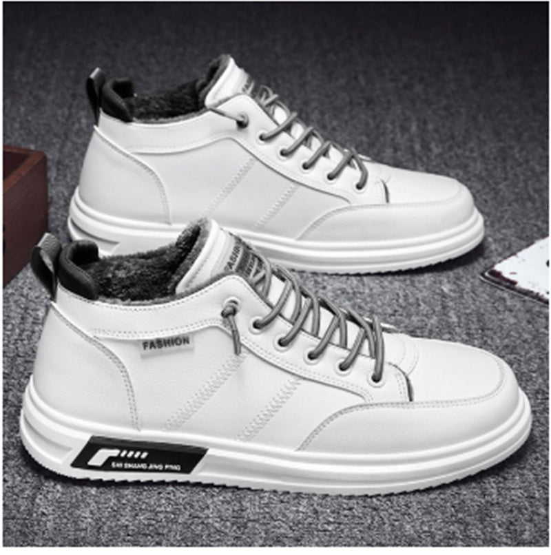Warm Men's Suede Sneakers | Comfortable Lined Trendy Shoes