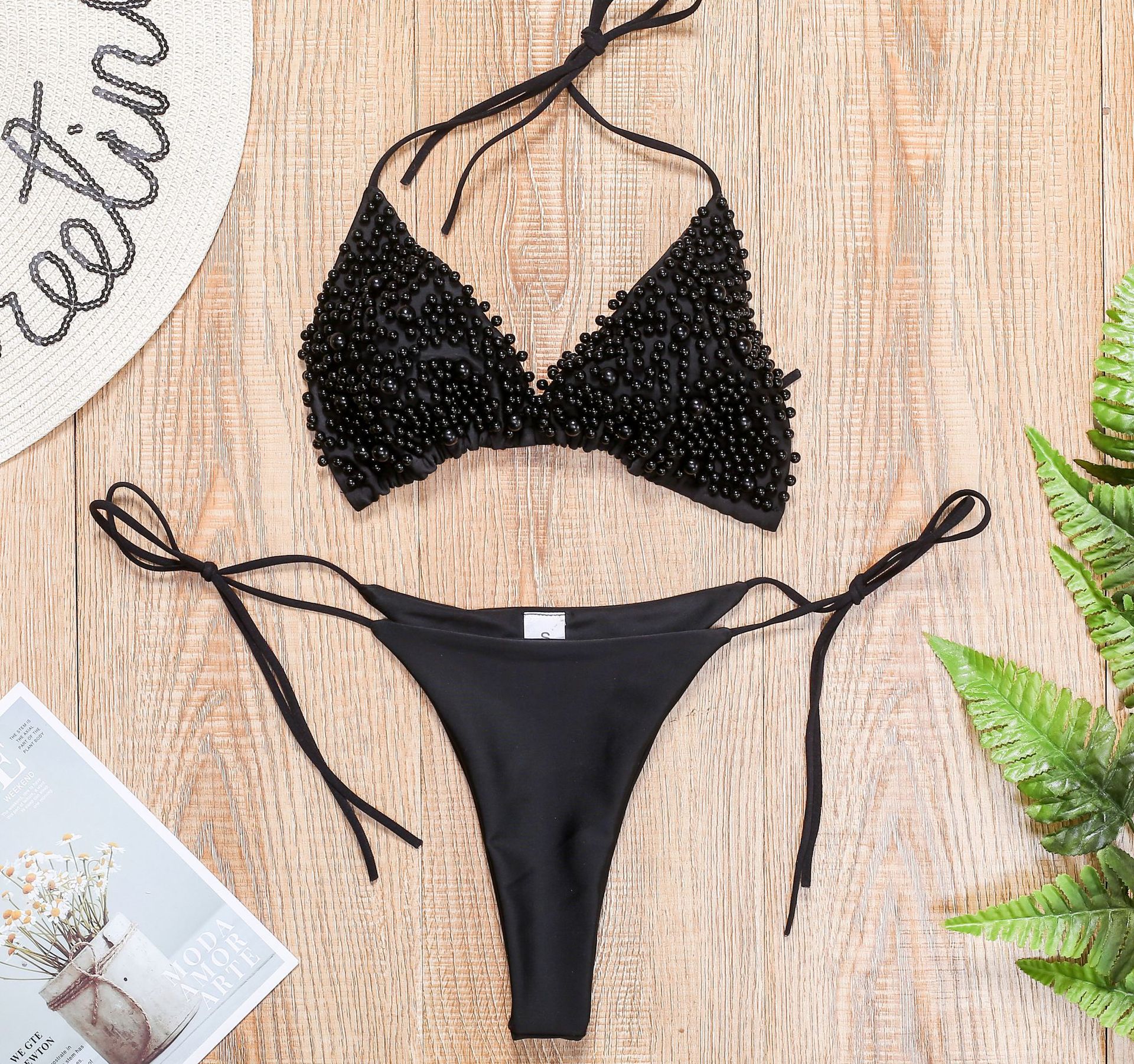 Sexy Damen Halter Bikini | Mini Zweiteiler Swimwear