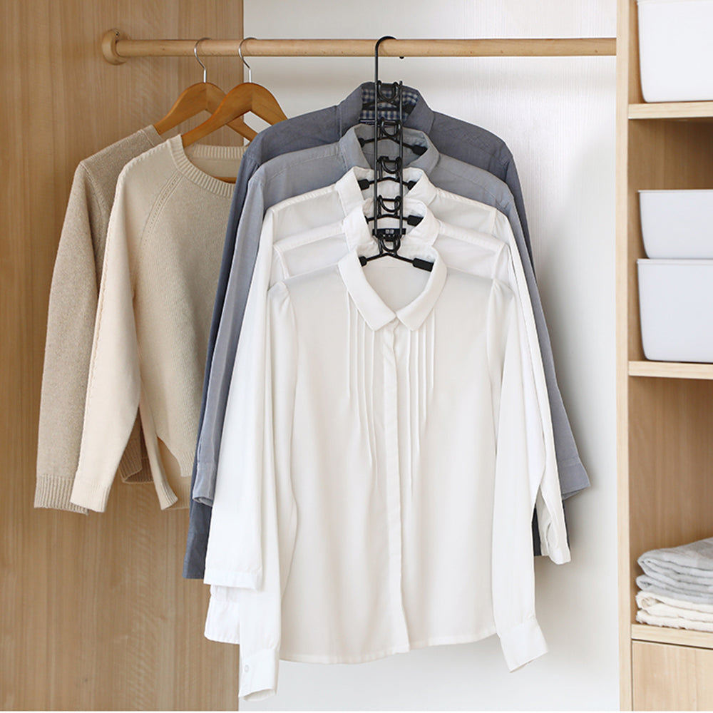 Multiple Hanger Organizer Space-Saving Wardrobe Multifunctional