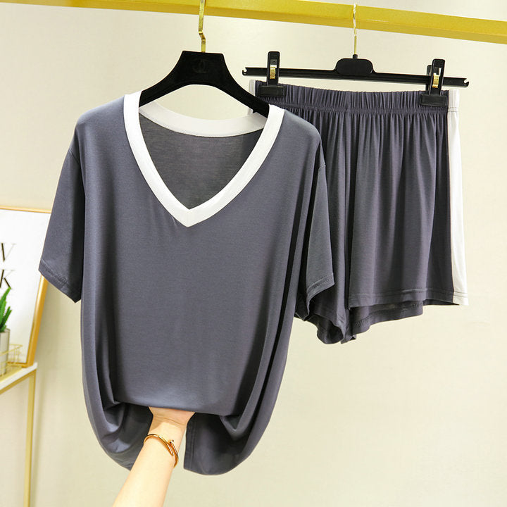 Women's Colorblock Pajamas | Fashionable Contrast Loungewear