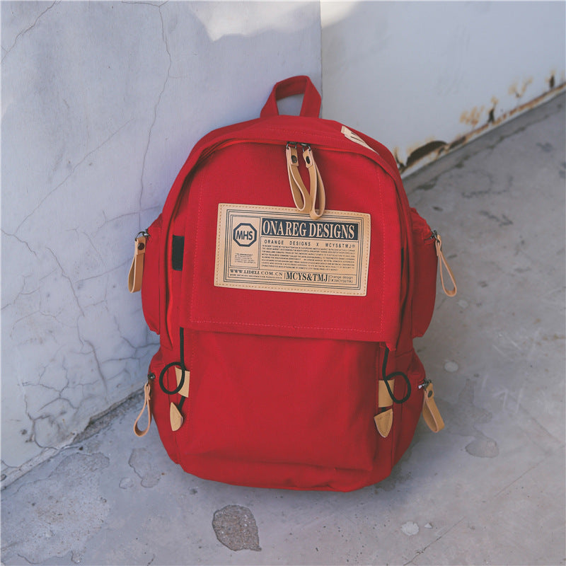 Korean Canvas Backpack | Large & Stylish for University Life