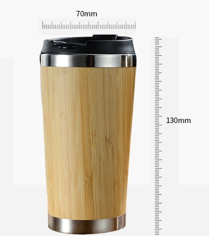 Bamboo Coffee Mug Premium - Sustainable To Go Cup